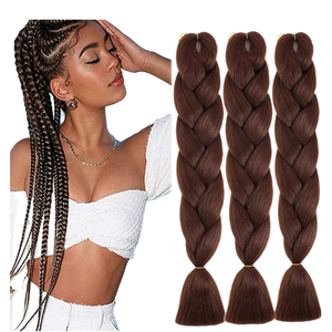 Échantillon Gratuit Extensions de Cheveux en Gros pour Tresses Africaines Ombré Expression Cheveux Synthétiques Géants à Tresser - Product Image 1