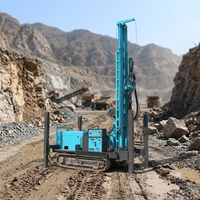 Machine de forage DTH de haute qualité, détecteur d'eau souterraine 300m, équipement de forage pneumatique pour l'approvisionnement en eau domestique, qualité garantie