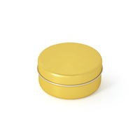 80ml 80g Récipient rond en aluminium noir or blanc rouge rose or Pot de pommade crème cosmétique Boîte de conserve avec couvercle à clip