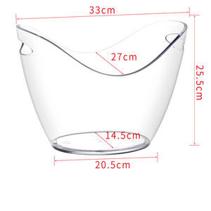 <span class=keywords><strong>Secchiello</strong></span> per Ghiaccio in Acrilico, Acciaio Inox e Plastica PP per Birra e Vino, Personalizzabile con Logo, Prezzo Economico, Produzione all'Ingrosso OEM - Product Image 3