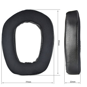 Coussinets d'oreille de remplacement en mousse à mémoire de forme avec gel rafraîchissant doux pour Logitech G435 LIGHTSPEED Wireless Zone Vibe 100 125 - Product Image 3