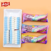 Barry Hot Selling Colorful Sweet Fruity Flavored Layered Marshmallow Candy