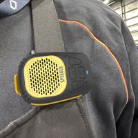Speaker LED nirkabel USB BT portabel, mikrofon Mini bawaan, USB, akses kartu TF, baterai bebas genggam, musik untuk luar ruangan