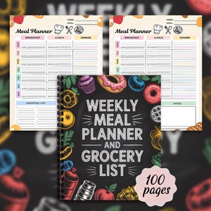 Perfect Persoonlijk Leeg Recept Notitieboekje Spiraalgebonden Cadeau Voor Thuis Koken En Het Schrijven Van Je Eigen Recepten - Product Image 1