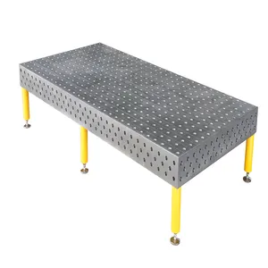 Welding platform fixture and jig design flexible welding workstation acorn platens table metal frame welding platform 3d