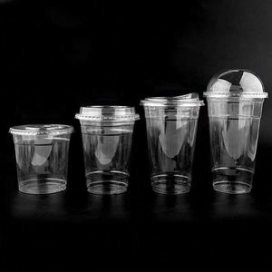 Gobelets en plastique PET jetables écologiques transparents de 89 mm, 10 oz, 12 oz, 14 oz, 20 oz, 16 oz, 24 oz, pour café, bubble tea, boissons froides - Product Image 4