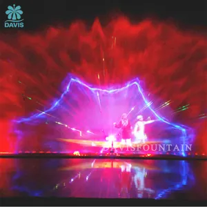 1 Stop Project Service 3D Movie Water Projection Floating Music Fountain Laser Show