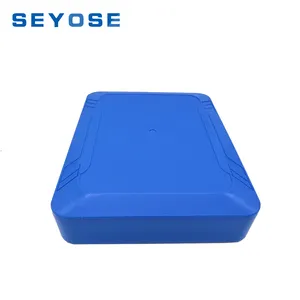 360*240*83mm blue 18650 lithium battery case waterproof storage battery portable