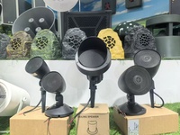 Hi-Fi Koaksiyel Tavan Hoparlörü Çerçevesiz Manyetik Izgaralı PA Sistem Hoparlörü, Otel İçin 100V Trafo ile