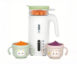 6 Dalam 1 Pembuat Makanan Bayi Multifungsi, Sterilisasi Uap, Pencampur Susu, Pembuat Sup Krim, Pembersihan Otomatis, Pisau Baja Tahan Karat 300W - Product Image 1
