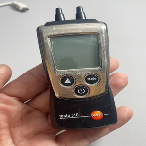 เครื่องวัดความดันดิฟเฟอเรนเชียลดิจิตอล Testo 510 สำหรับห้องสะอาด วัดแรงดันลบ สำหรับตรวจสอบท่อส่งก๊าซ สำหรับเครื่องมือทดสอบ - Product Image 1