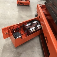 Plate-forme de travail aérien électrique, similaire à la norme américaine JLG, remorque camion