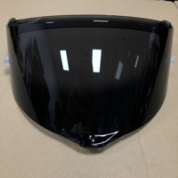 Visière de casque Casque d'équitation de moto Visière Spectateur Spoiler