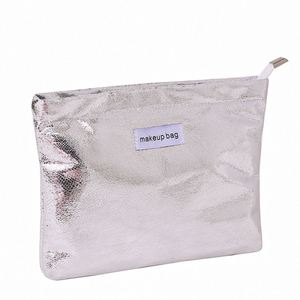 Bolsa de Aseo Portátil de Fábrica BSCI, Bolsa de Maquillaje de Gran Capacidad, de Nailon PU, con Cierre de Cremallera - Product Image 4