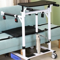 Machine de transfert pour personnes âgées alitées, multifonctionnelle, pour patients paralysés, chaise de toilette et de douche réglable, mobile, pour soins infirmiers