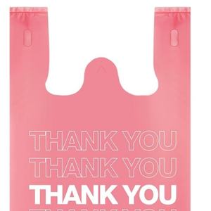 ถุงพลาสติกใส่เสื้อยืดพร้อมที่จับเพื่อการช้อปปิ้งซูเปอร์มาร์เก็ตที่สะดวกและยั่งยืน - Product Image 2