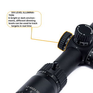 Lunette optique BANGBANG de haute qualité 1.2-6X24 SFP, optique premium, portée d'observation étendue pour l'observation en extérieur, l'observation des oiseaux - Product Image 3