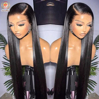 Perruque 12A 13x6 HD transparente en cheveux humains bruts vietnamiens, sans colle, Remy, couleurs personnalisables, tissages brésiliens, vente en gros