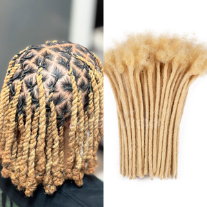 Extensions de dreadlocks blondes Originea en cheveux humains, extensions de dreadlocks, extensions de cheveux humains, dreadlocks au crochet, cheveux pour tresses - Product Image 1