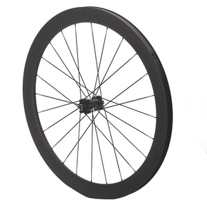 Jeu de roues en fibre de carbone 700C Road 50/58mm Hauteur du cadre <span class=keywords><strong>25mm</strong></span> Largeur extérieure 6 griffes Hub120 Sound Disc Brake Wheel Set - Product Image 4