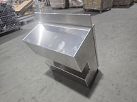 Boîte à outils robuste en aluminium pour camion, coffre de rangement en tôle diamantée pour semi-remorque, pick-up, remorque, camping-car, capacité 220 lb, argent