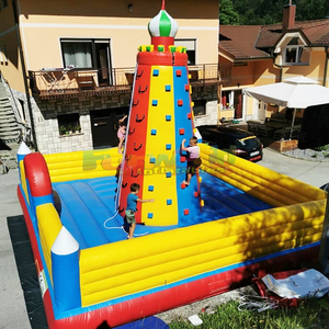 Giant comercial kids jeux gonflables climbing forest <b>inflatable</b> jungle rock climb <b>games</b> for outdoor party - Product Image 2