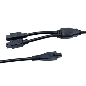 成型微配合3.0 4针连接器公对母y型电缆延长电缆