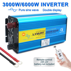 LVYUAN DC a AC Inversor de onda sinusoidal pura fuera de la red 12V a 220V 500W 1KW 2KW 3KW <span class=keywords><strong>3000</strong></span> vatios Convertidor de batería de coche de fábrica - Product Image 2
