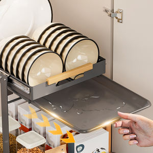 Estante organizador de almacenamiento <span class=keywords><strong>para</strong></span> montaje en pared de cocina, estante extraíble <span class=keywords><strong>para</strong></span> <span class=keywords><strong>debajo</strong></span> <span class=keywords><strong>del</strong></span> fregadero, estante organizador de cocina <span class=keywords><strong>para</strong></span> armarios, armario, especias - Product Image 3