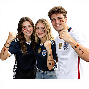 สติกเกอร์ลายธงชาติสหรัฐอเมริกา แคนาดา เม็กซิโก สำหรับกีฬา ปี 2026 ใหม่ล่าสุด เหมาะสำหรับแฟนกีฬา งานปาร์ตี้ ฟุตบอล  แบบติดชั่วคราว ลอกออกได้ด้วยน้ำ - Product Image 5