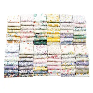 Pure Cotton Patchwork Floral Print Fabric Manufacturer Direct Sale Soft Touch