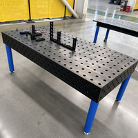 Meja Kerja Perlengkapan Pengelasan Modular 3D untuk Penyangga Rangka Struktural dan Pengerjaan Logam