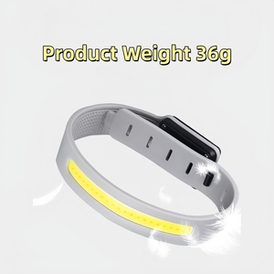 Brazalete LED Recargable con Luces para Correr, Equipo de Alta Visibilidad para Corredores, Brazaletes Luminosos Ajustables para Hombres, Mujeres y Niños - Product Image 6