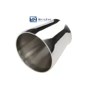 304 316 Mirror Reducing Stainless Steel Sanitary Mirror Concentric Welded reducer /transition 3A DIN