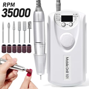 Perceuse à ongles électrique sans fil professionnelle 35000 tr/min, machine à polir les ongles, équipement professionnel pour les ongles - Product Image 4