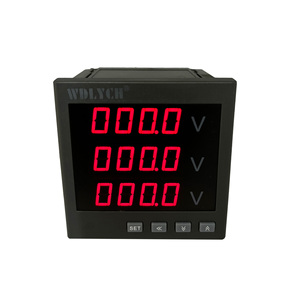 Intelligent 120mm <strong>Digital</strong> Display 3 Phase Voltmeter WD-2U3 Product Type High Precision Voltage <strong>Meters</strong> - Product Image 3