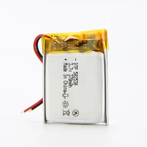 usb lipo电池充电器DTP502530锂电池3.7V 370mAh