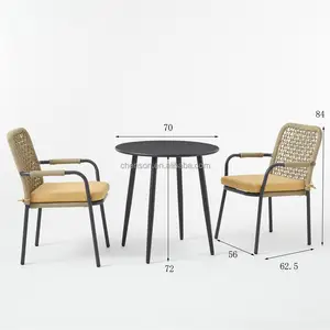 Bistro đồ gỗ ngoài trời ghế vườn giá rẻ cafe Set