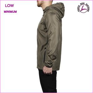 Nouvelle veste coupe-vent zippée imperméable de qualité supérieure pour hommes, personnalisée, vente en gros, été - Product Image 3