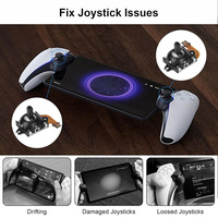 2 packs de joysticks 3D Hall gauche et droit pour PlayStation Portal/PS5 VR2 Rocker Hall Effect Joystick pour PS5 Portal/PSVR2 Controller