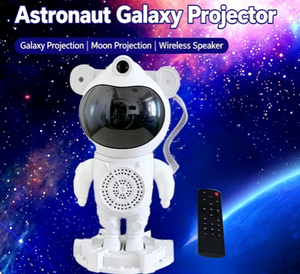 Projecteur d'étoiles LED Astronaute avec haut-parleur, contrôle tactile, télécommande, lumière musicale Bluetooth pour chambre à coucher et chambre d'enfant - Product Image 2
