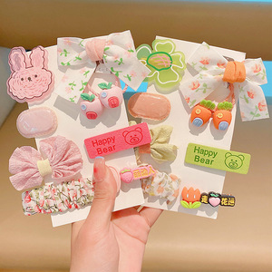 8 Pcs Set Boutique Haars pange Teenager Kleinkinder Kinder Zubehör Prinzessin Cute Sweet Baby Girl Bogen Haars pange Haar Krallen <span class=keywords><strong>clips</strong></span> - Product Image 2