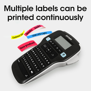 Étiqueteuse Portable Originale <span class=keywords><strong>DYMO</strong></span> LabelManager 160 LM160 Imprimante à Transfert Thermique pour Rubans D1 de 12mm de Largeur avec Adaptateur - Product Image 5