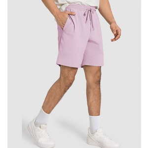 Nouveau stock en gros – Short de bain décontracté pour homme, en tissu polyester et toile, séchage rapide, respirant, avec logo personnalisé - Product Image 2