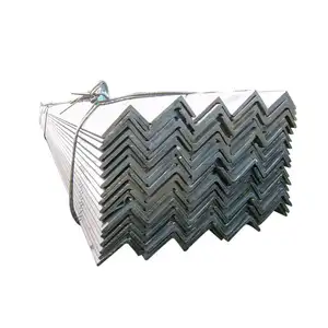 S235jr Hot Rolled Carbon 75x75x5 Equal Galvanized Steel Angle Bar Raw Material Small Angle Bracket