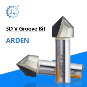 90 độ V rãnh Router bit tungsten carbide CNC Router V bit rãnh 12.7 mét V bit <span class=keywords><strong>Arden</strong></span> - Product Image 2
