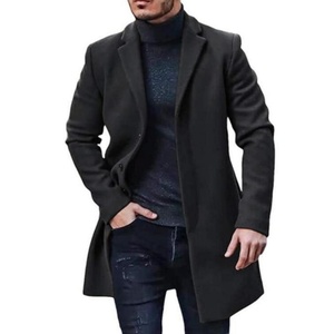 Abrigo de Moda para Hombre, Mezcla de Lana, Estilo Casual y de Negocios, Gabardina, Abrigo Informal para Hombre, Chaquetas - Product Image 4