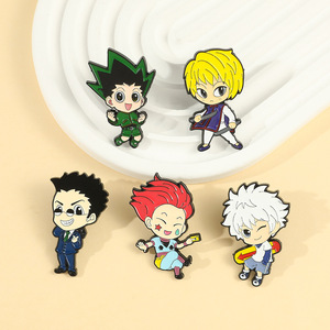 5 Designs Manufacturer <strong>Hunter</strong> <strong>X</strong> <strong>Hunter</strong> Lapel Pin Cute Metal Anime Badge Pin Custom Hisoka ALloy Brooch for Clothes Decoration - Product Image 2