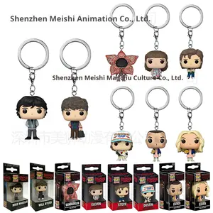 Stranger Things, <span class=keywords><strong>Eleven</strong></span> de Pelo Corto, Planta Carnívora, Dustin, Llavero de Juguete - Product Image 2
