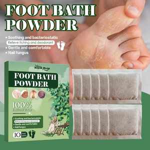 Poudre de massage des pieds à base d'herbes chinoises, poudre de bain de pieds à l'armoise, sachet de poudre apaisant pour soulager <span class=keywords><strong>les</strong></span> démangeaisons et <span class=keywords><strong>les</strong></span> mycoses des ongles - Product Image 5
